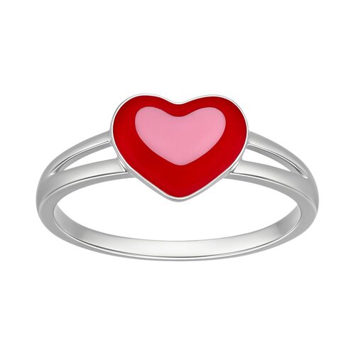 Anillo Ajustable Corazón Esmaltado