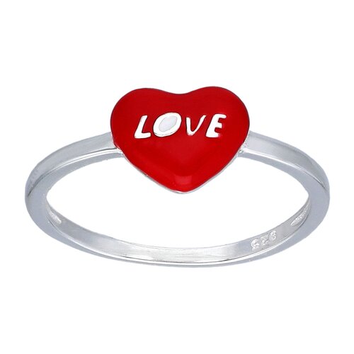 Anillo Corazón Love Esmaltado