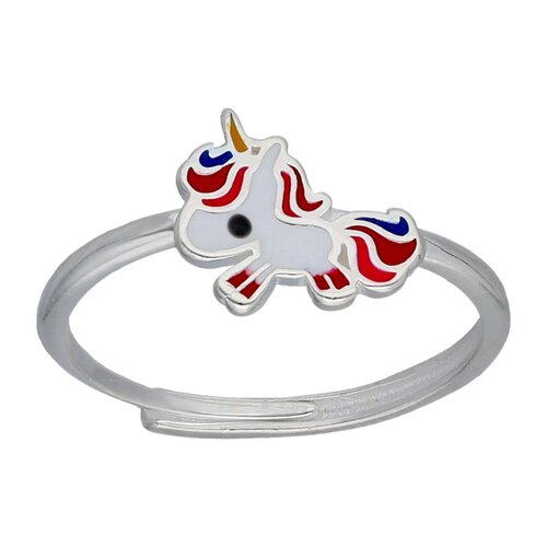 Anillo Ajustable Unicornio Esmaltado