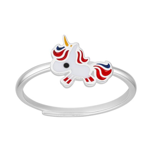 Anillo Ajustable Unicornio Esmaltado