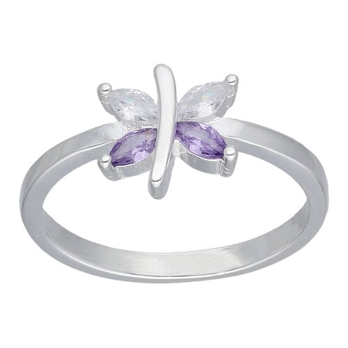 Anillo Mariposa Circones Amatista