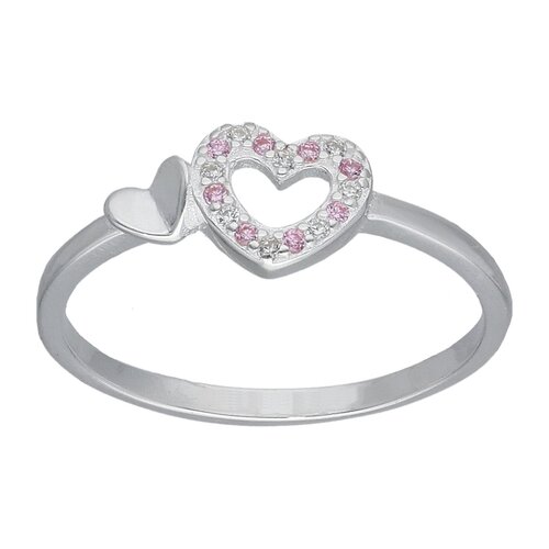 Anillo Corazones Circones Rosa Francia