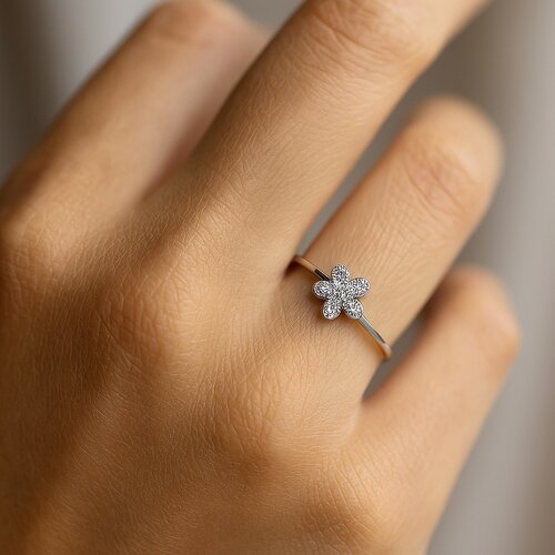 Anillo Flor Circones