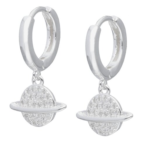 Argolla Huggie Planeta Circones 12 mm