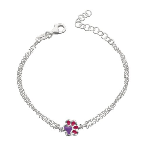 Pulsera Doble Patita Esmaltada