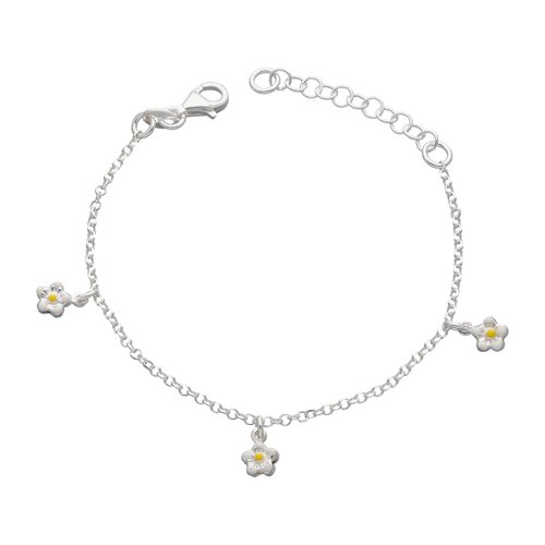 Pulsera Flores Esmaltadas