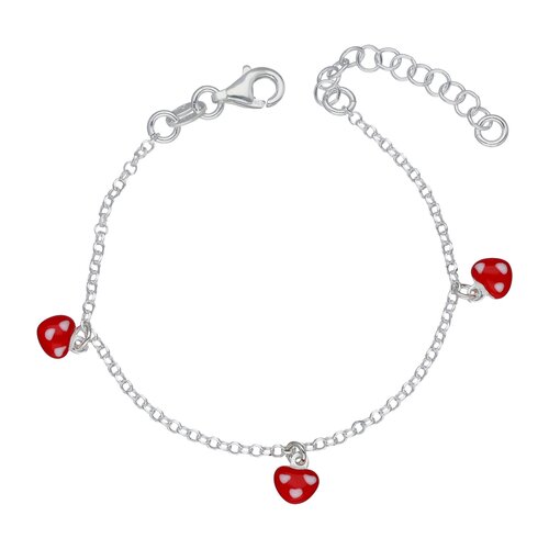 Pulsera Corazones Esmaltado