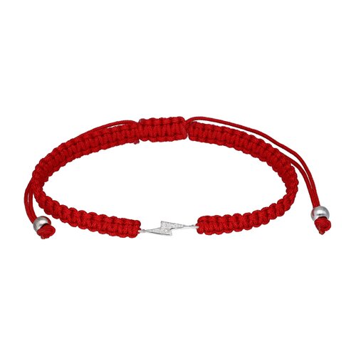 Pulsera Hilo Rojo Ajustable Rayo Circones