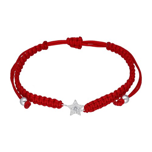 Pulsera Hilo Rojo Ajustable Estrella Circones