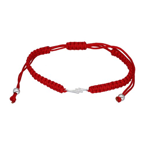 Pulsera Hilo Rojo Ajustable Rayo Circones