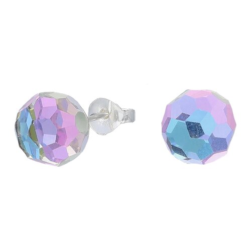 Aro Esfera Cristal Hecho con Swarovski® Tornasol 8 mm