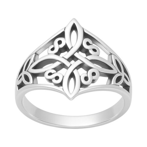 Anillo Nudo de Brujas Triquetas