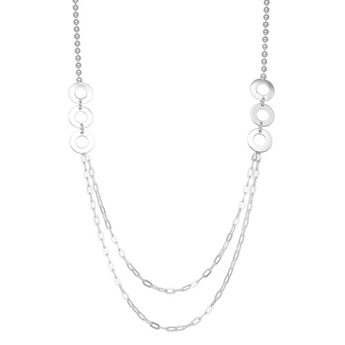 Collar Cascada Tradicional Esferas Círculos