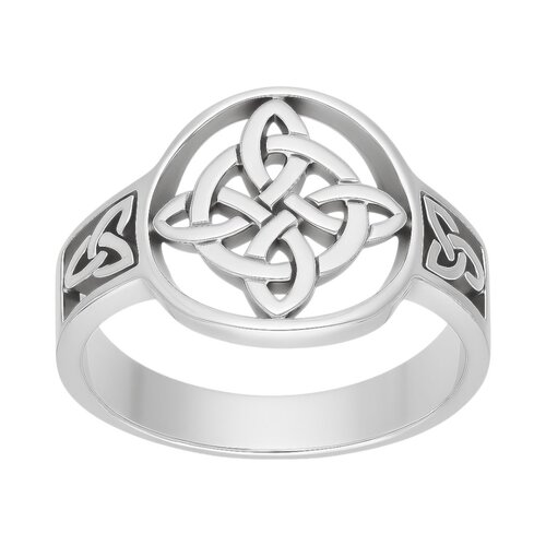 Anillo Nudo de Brujas Triquetas