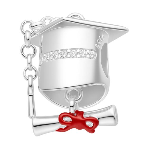 Colgante Charm Birrete Diploma Graduación Licenciatura