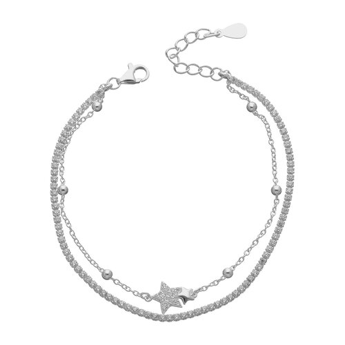 Pulsera Doble Estrellas Circones Tenis