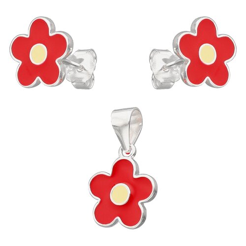 Conjunto Flor Esmaltada