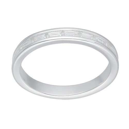 Anillo Cintillo Circones Baguette