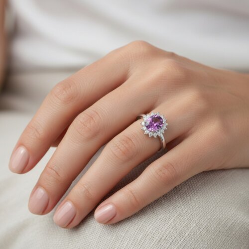 Anillo Lady Circón Amatista