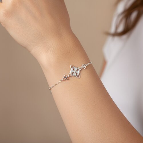 Pulsera Nudo de Brujas Triquetas