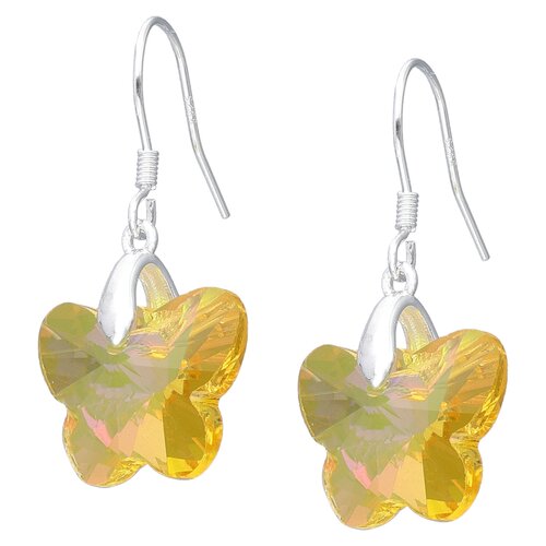 Aro Mariposa Hecho con Cristal Swarovski® Tornasol