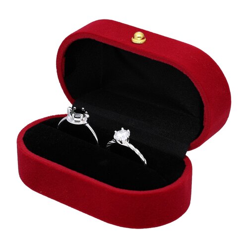 Cofre para Dos Anillos Burdeo