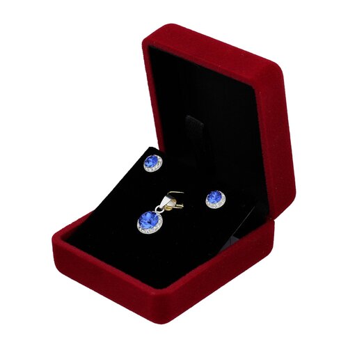 Cofre Pequeño Terciopelo Rojo para Conjunto