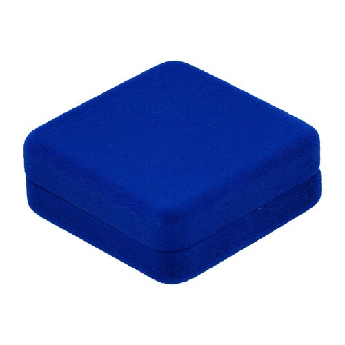 Cofre Terciopelo Azul para Aros y Colgantes