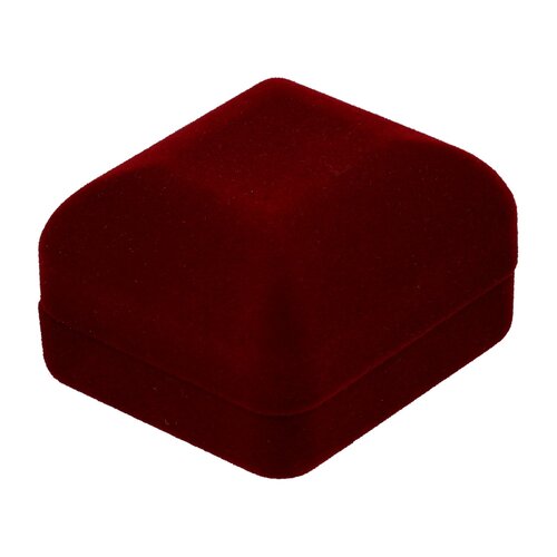 Cofre Terciopelo Rojo para Aros y Colgantes