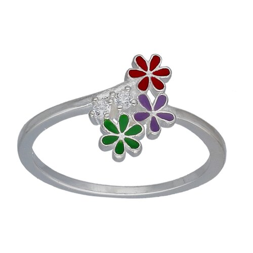 Aro Flores Esmaltadas Circones