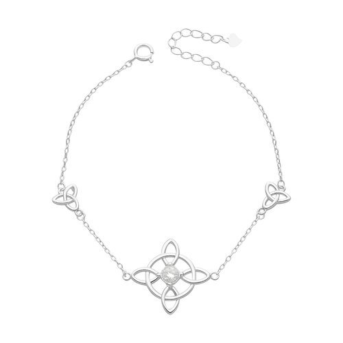 Pulsera Nudo de Brujas Triqueta Circones