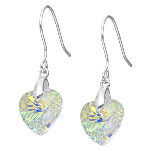 Aro Corazón Cristal Hecho con Swarovski® Tornasol