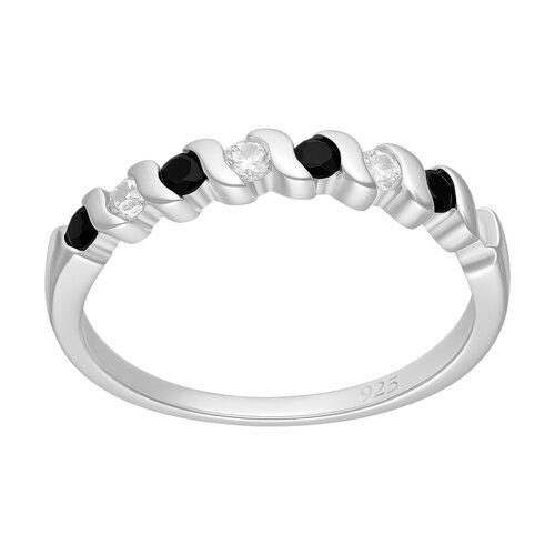 Anillo Cintillo Circones Ónix