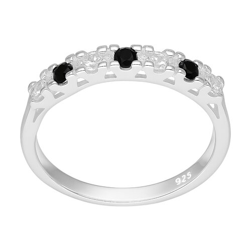 Anillo Cintillo Circones Ónix