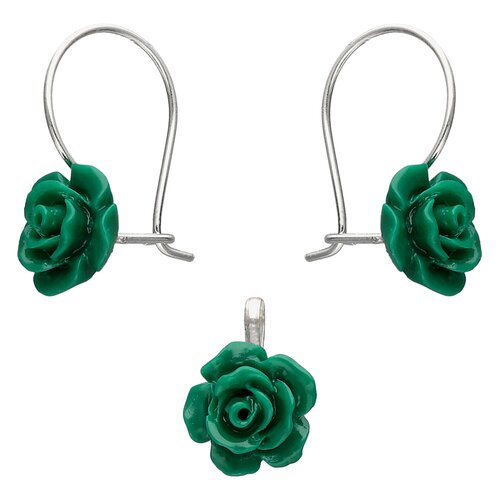 Conjunto Flor Verde