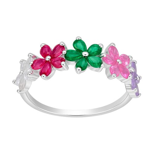 Anillo Flores Circones Multicolor