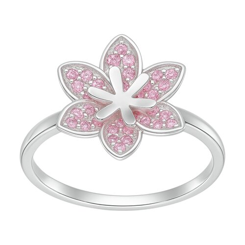 Anillo Flor Circones Rosa Francia