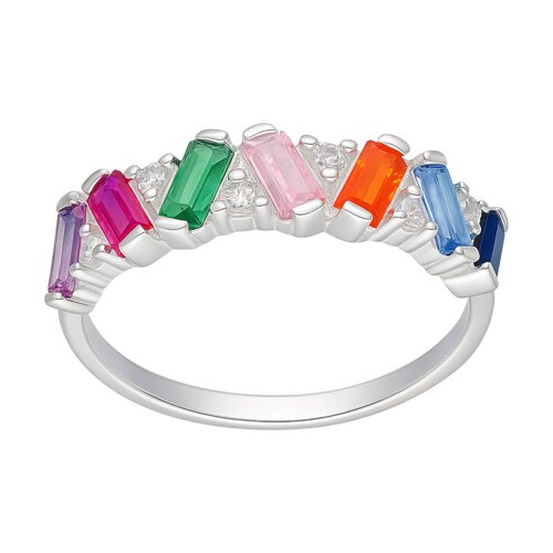 Anillo Circones Baguette Multicolor