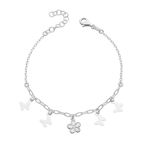 Pulsera Flor Mariposas