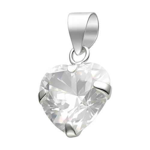 Colgante Corazón Circón 10 mm