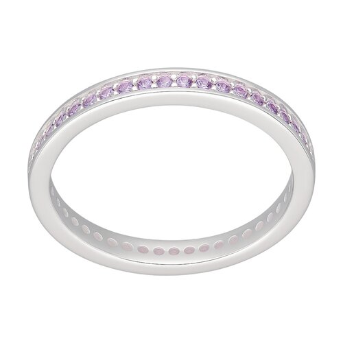 Anillo Cintillo Circones Sin Fin Amatista