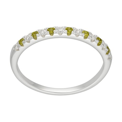 Anillo Cintillo Circones Verde Oliva