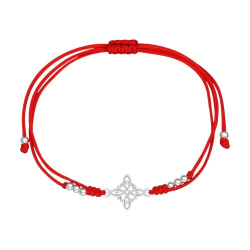 Pulsera Hilo Rojo Ajustable Nudo de Brujas