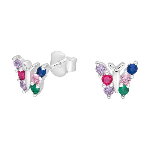 Aro Mariposa Circones Multicolor