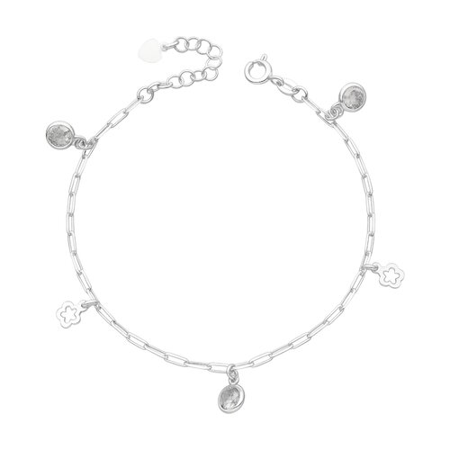 Pulsera Flores Cristales Hecho con Swarovski®