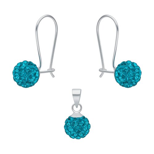 Conjunto Esfera Cristales Calipso 8 mm