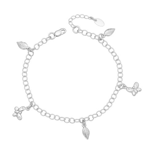 Pulsera Mariposas Hojas
