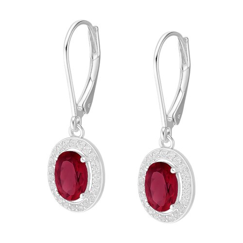 Aro Clip Circones Rubí