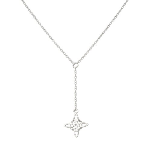 Collar Cascada Nudo de Brujas