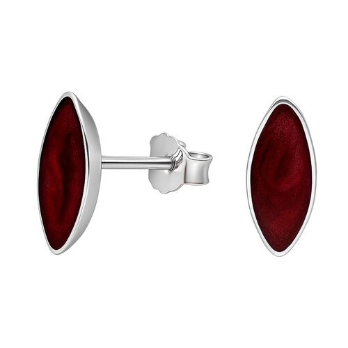 Aro Ovalo Burdeo Metalizado